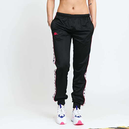 Kappa pants black and white hotsell