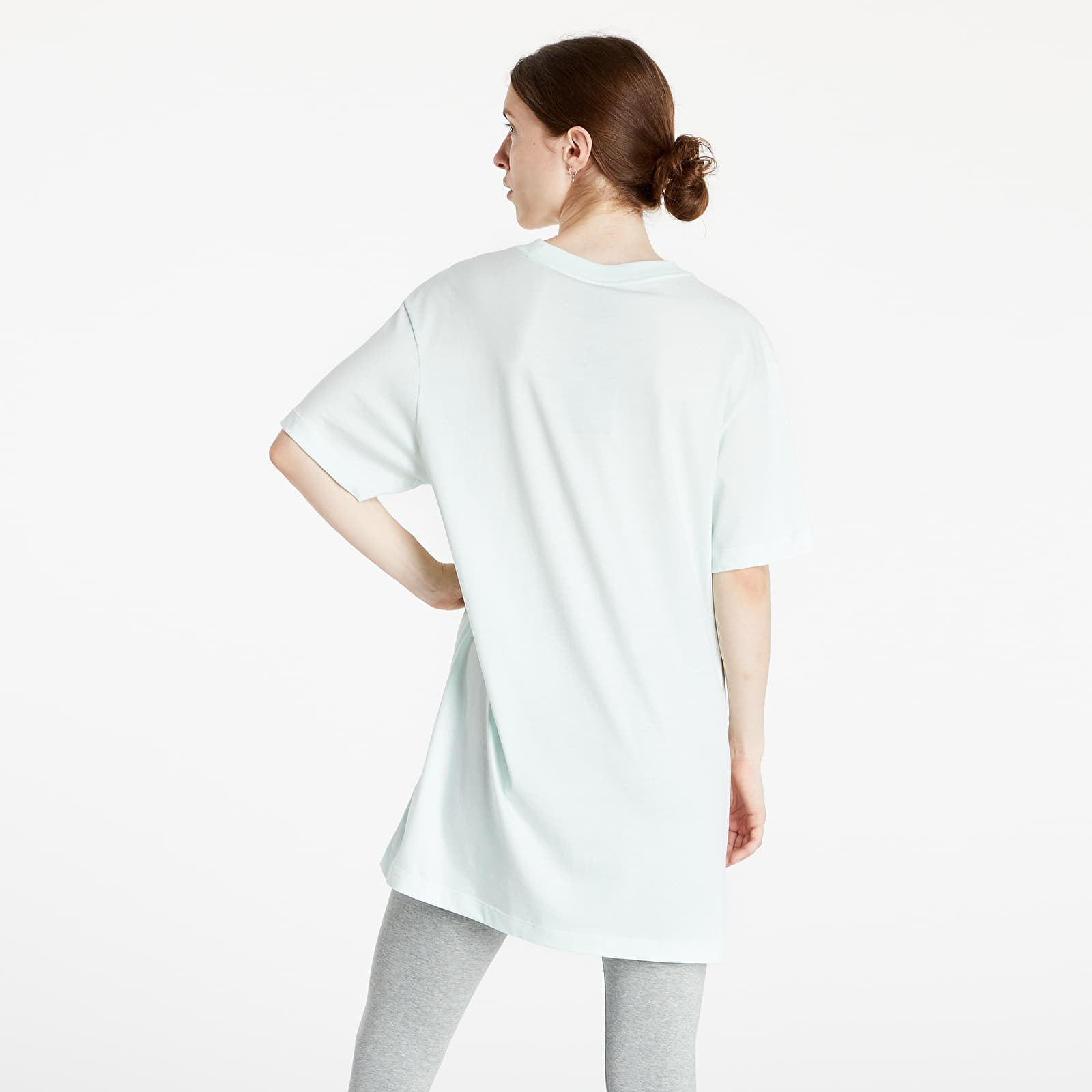 Kleider Nike W NSW Essemtial SS Dress tyrkysové