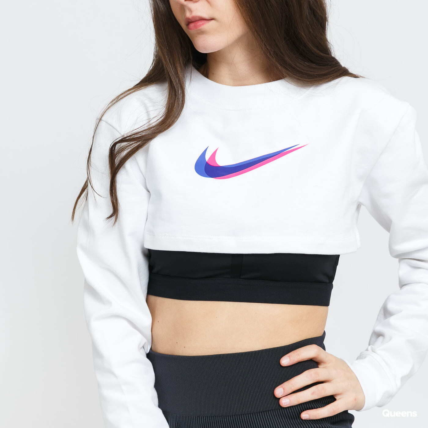 T-shirts Nike Sportswear Long Sleeve Crop Top White