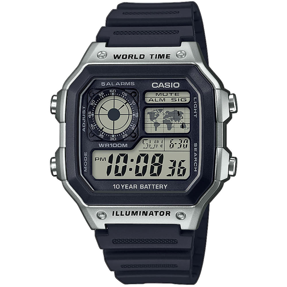 Horloges Casio AE 1200WH-1CVEF Silver