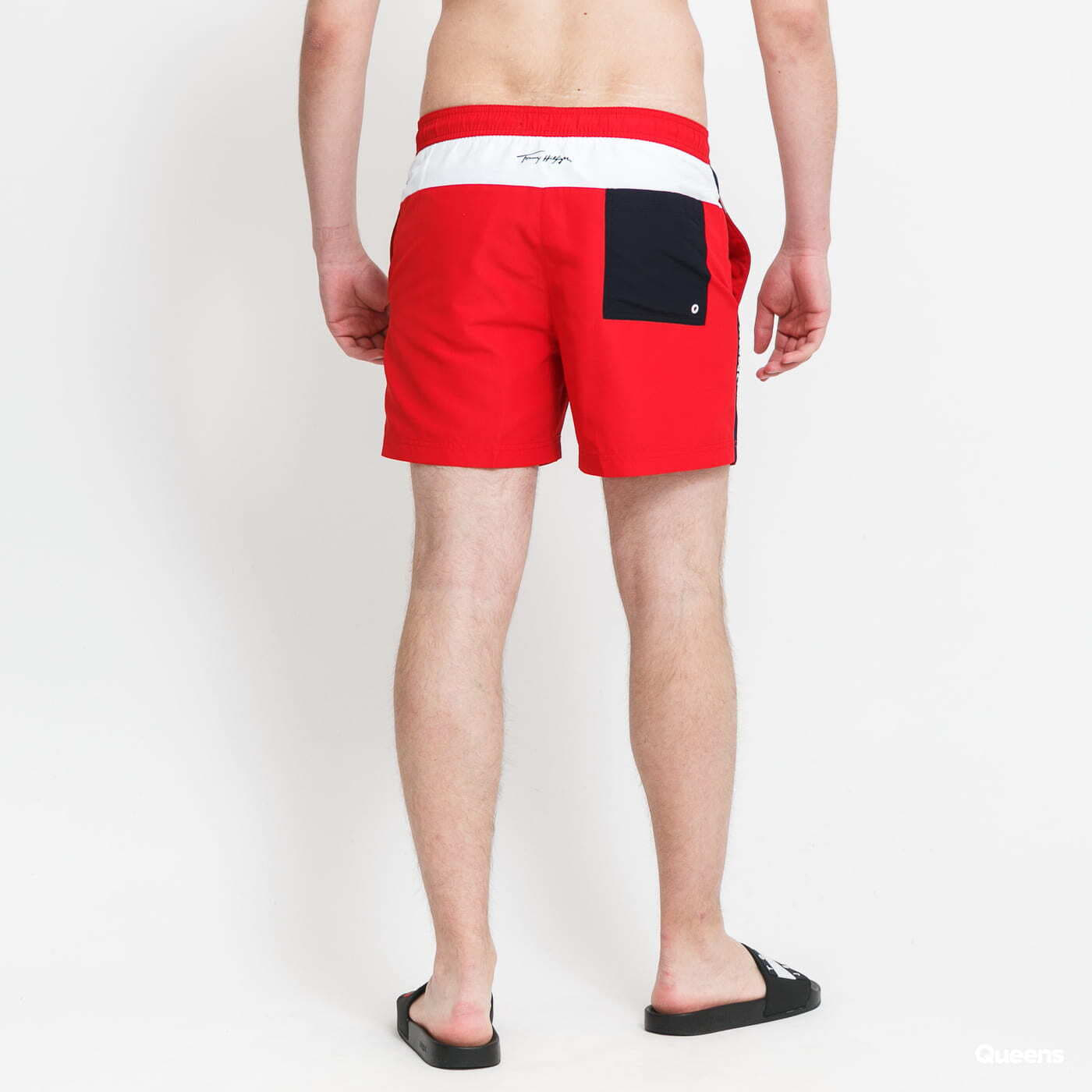 Plavky TOMMY JEANS SF Medium Drawstring Red