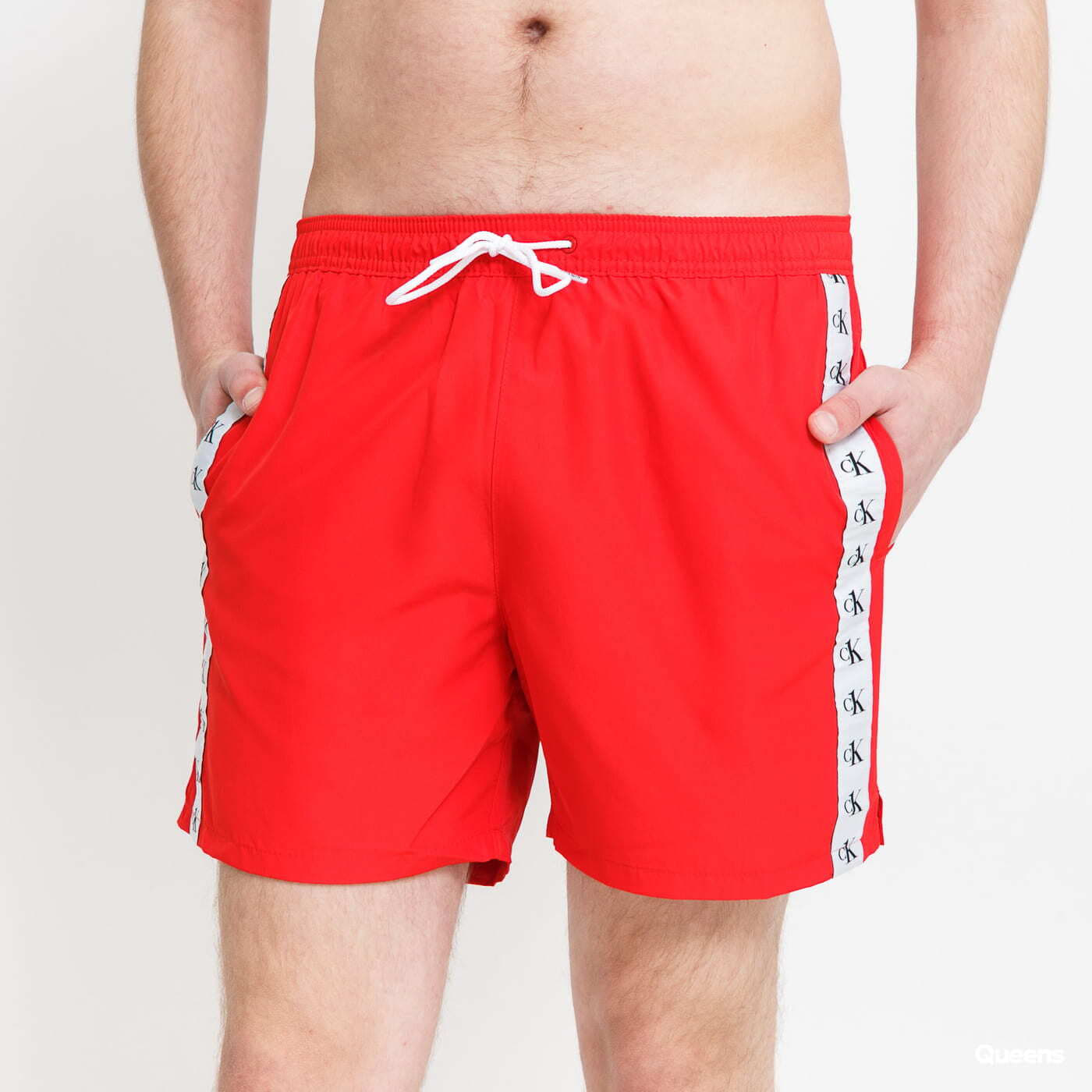 Plavky Calvin Klein CK ONE Medium Drawstring Red