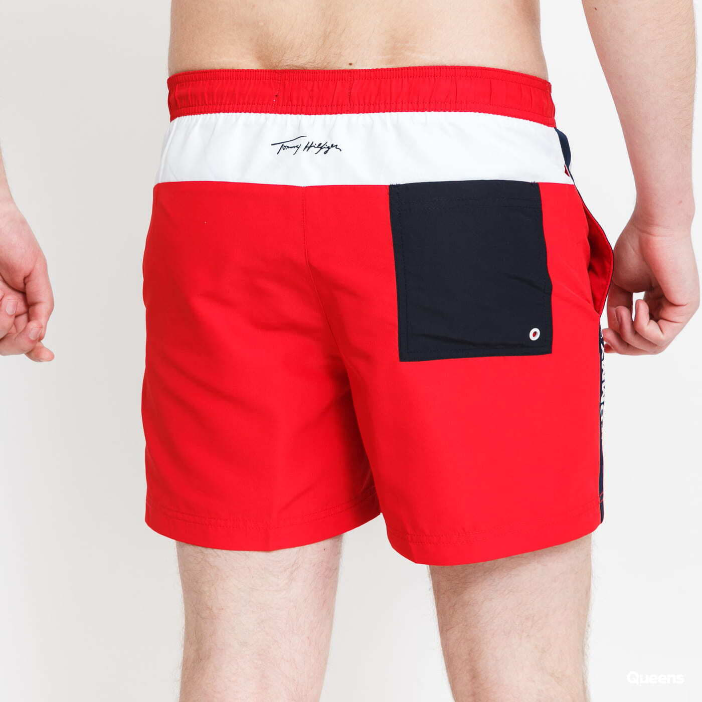 Plavky TOMMY JEANS SF Medium Drawstring Red