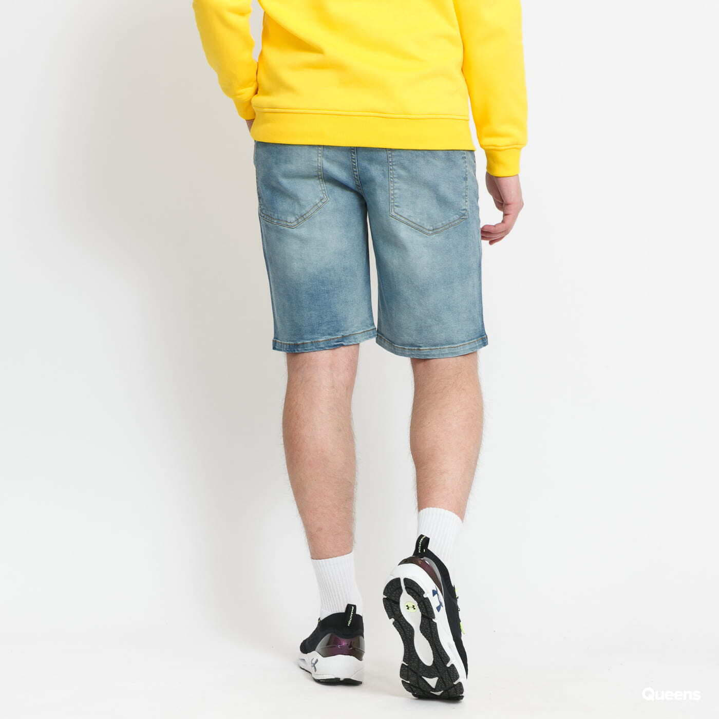 Kraťasy Urban Classics Relaxed Fit Jeans Shorts Light Destroyed Wash
