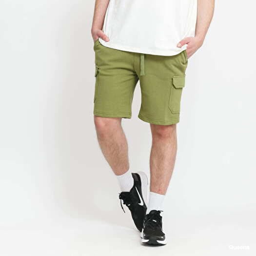 Šortky Urban Classics Organic Cargo Sweatshorts Green