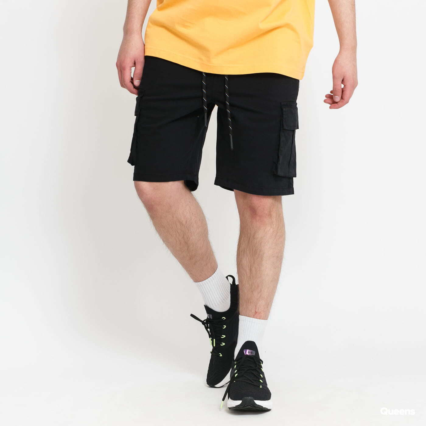 Pantaloncini Urban Classics Drawstring Cargo Shorts Black L