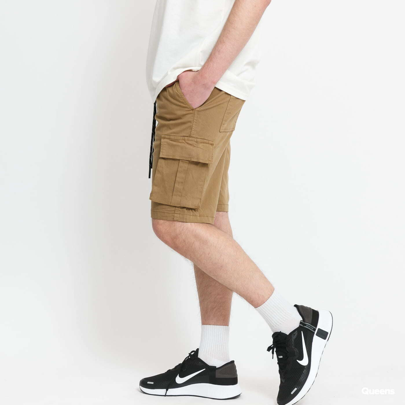 Shorts Urban Classics Drawstring Cargo Shorts Dark Beige