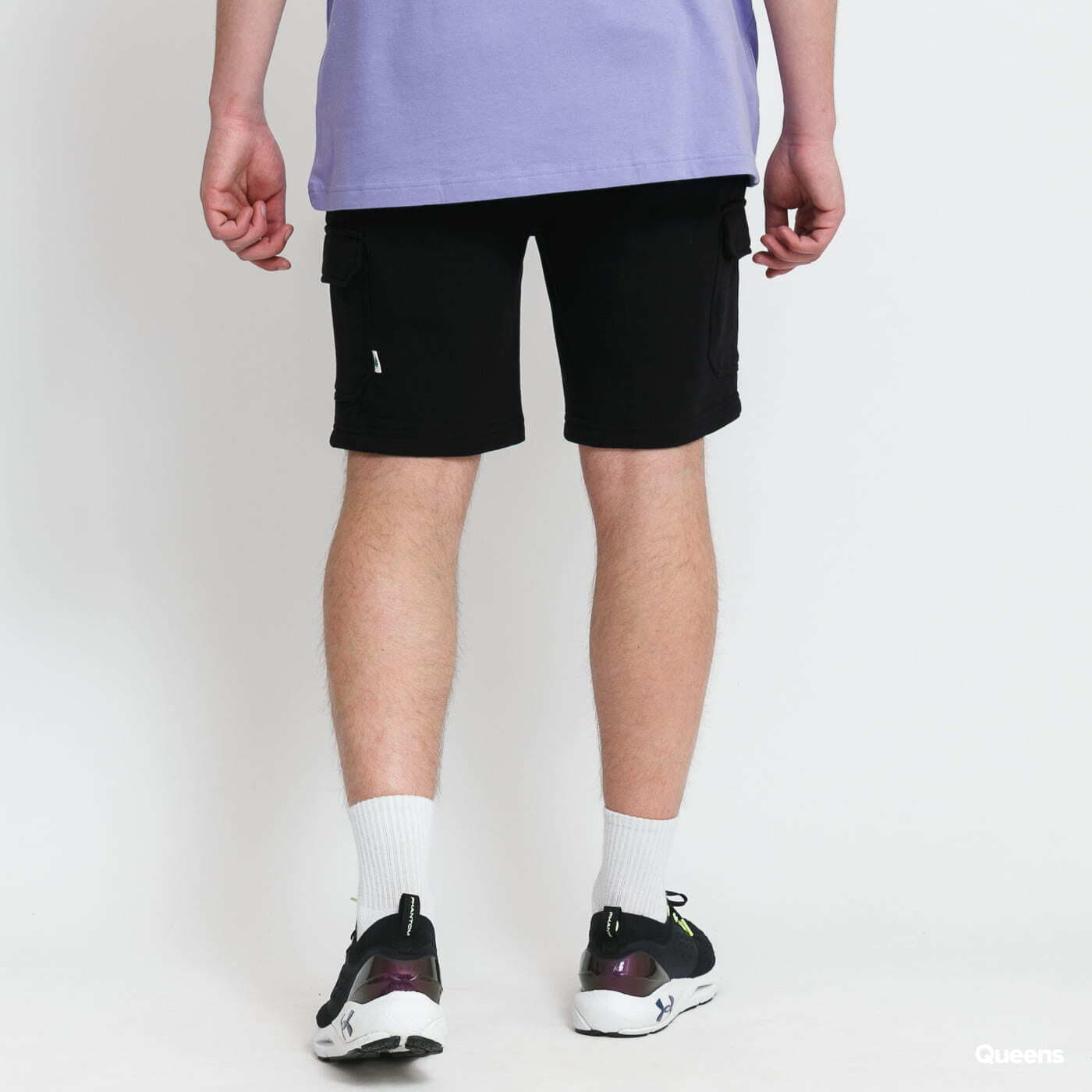 Kurze Hosen Urban Classics Organic Cargo Sweatshorts Black