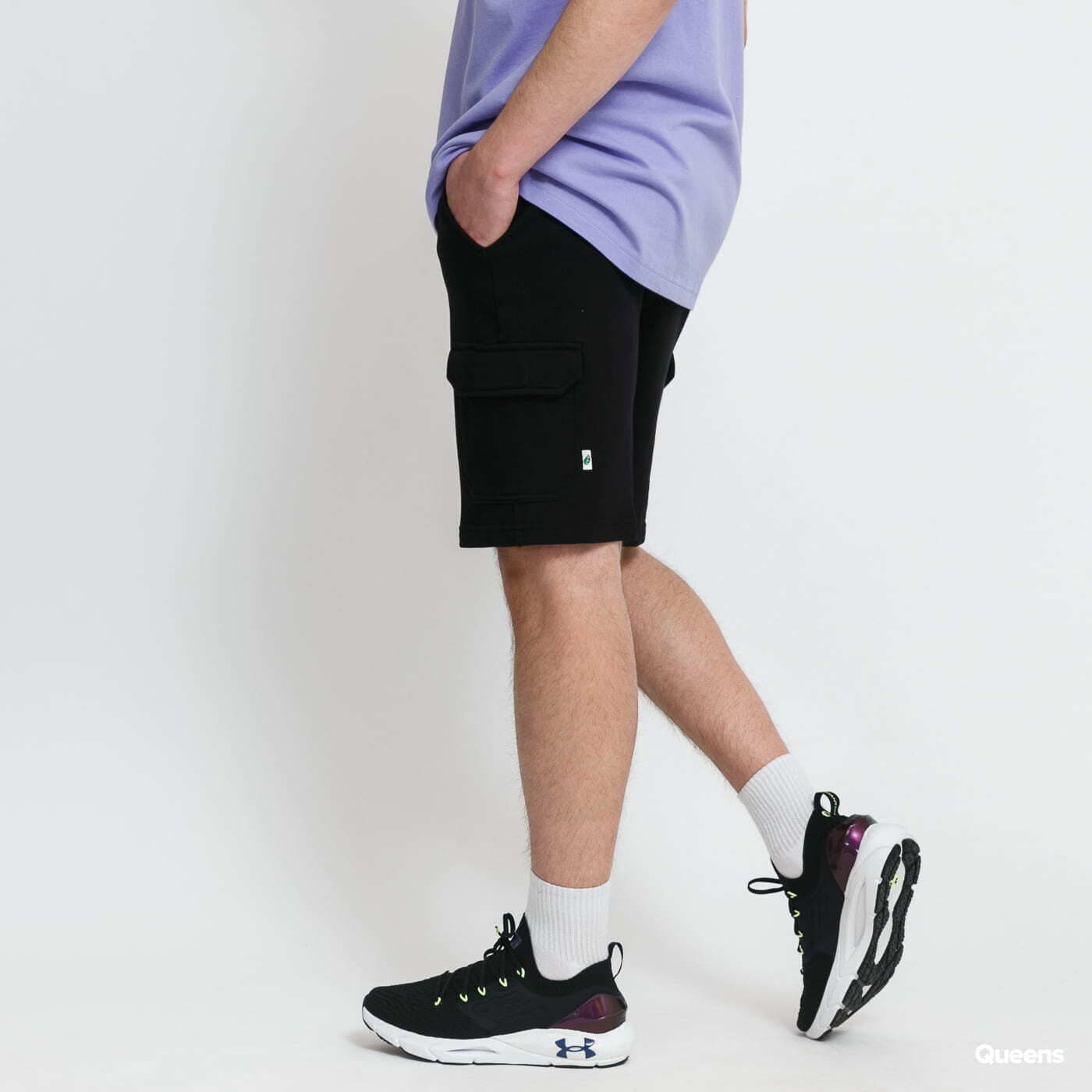 Kurze Hosen Urban Classics Organic Cargo Sweatshorts Black