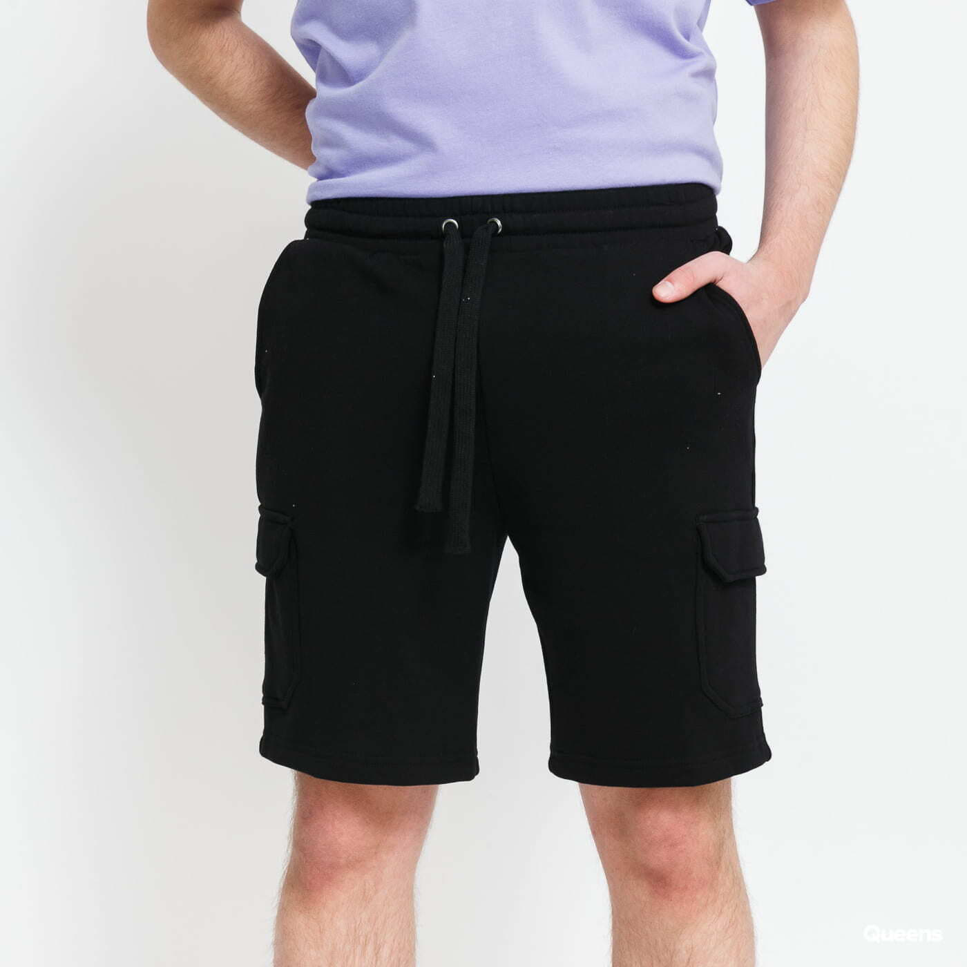 Kurze Hosen Urban Classics Organic Cargo Sweatshorts Black