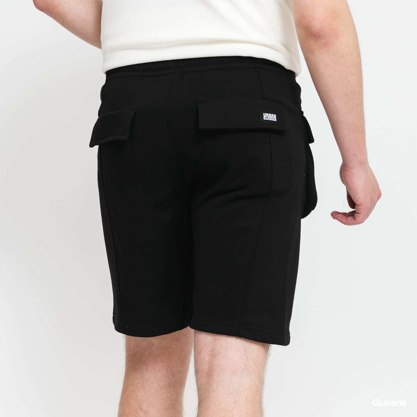 Šortky Urban Classics Big Pocket Terry Sweat Shorts Black