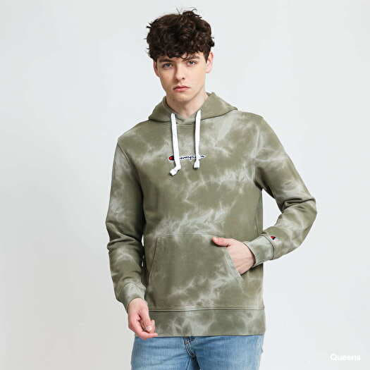 Champion hoodie mens olive sale green