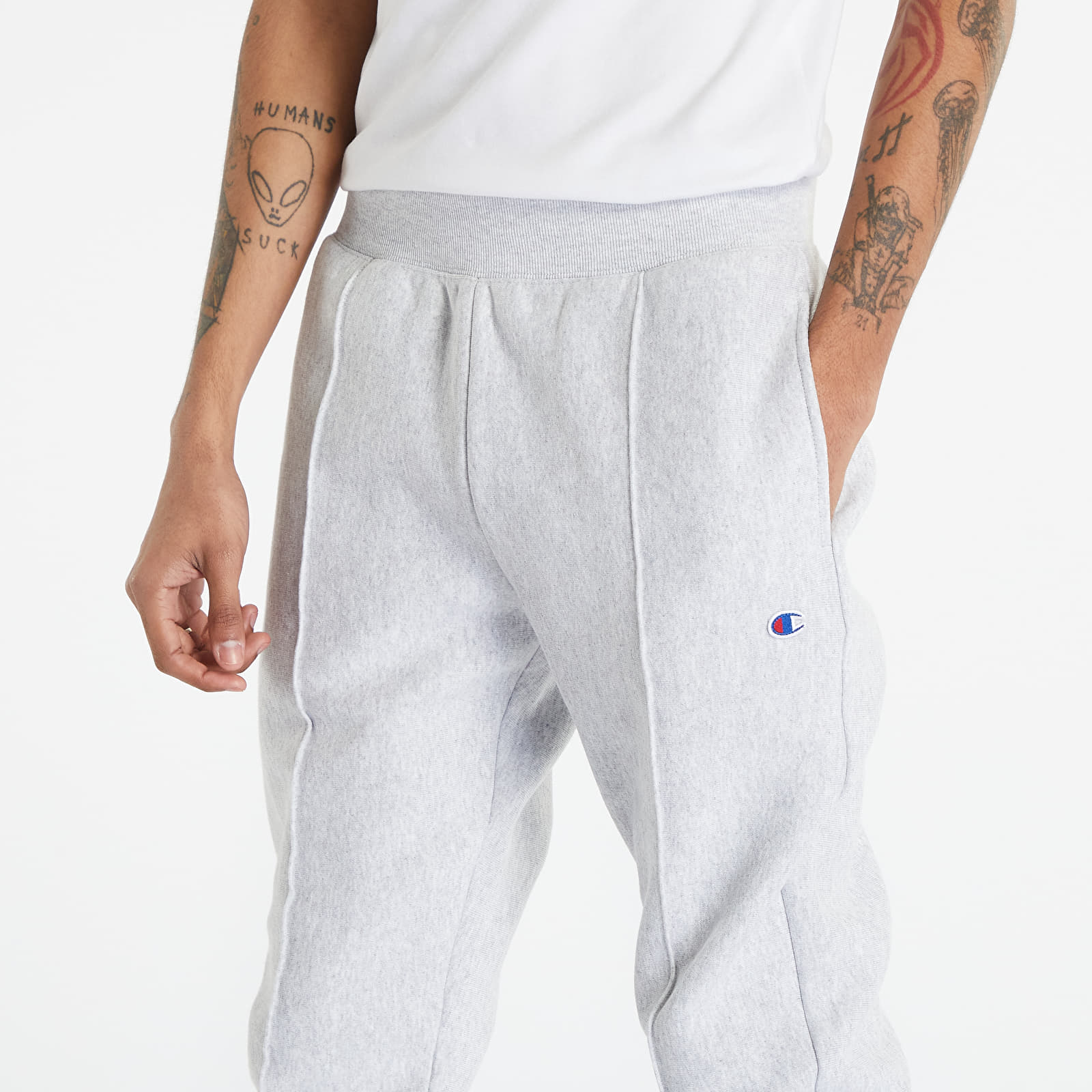 Sweatpants Champion Rib Cuff Pants Melange Grey