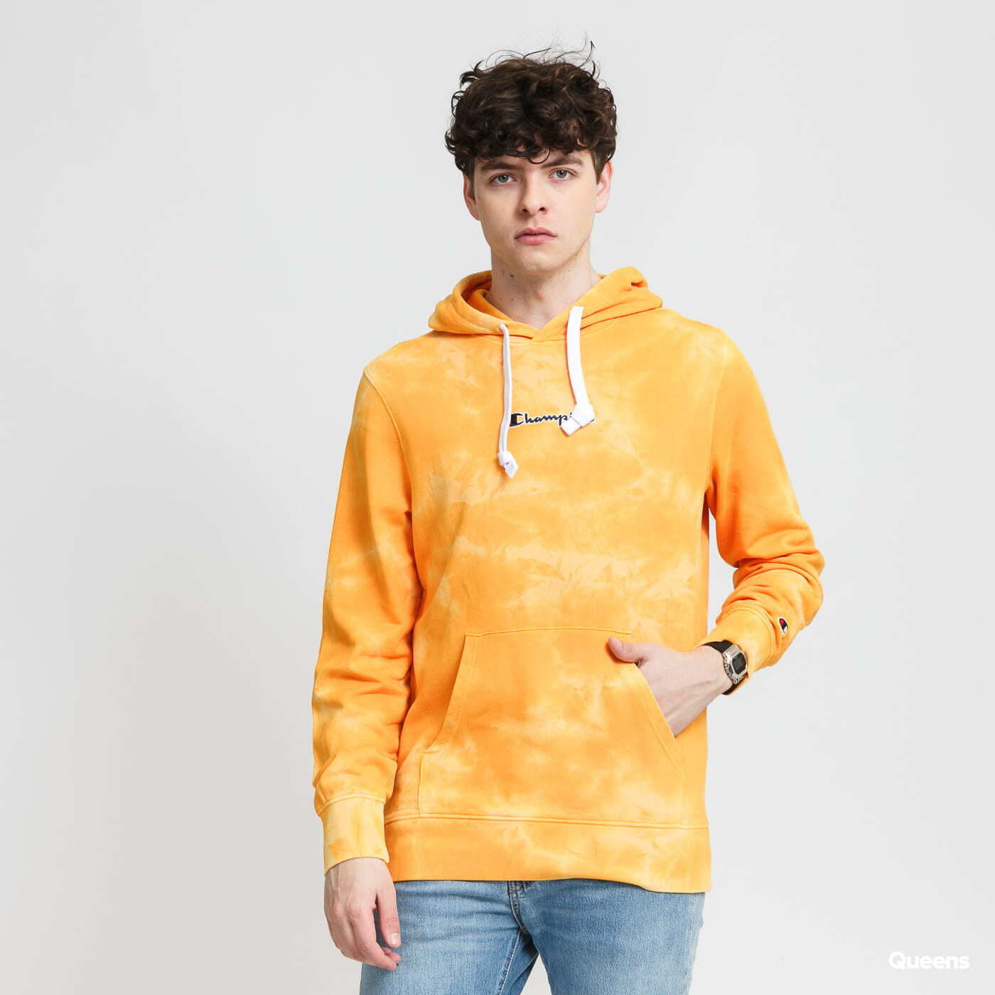 Mikiny Champion Hooded Sweatshirt Orange