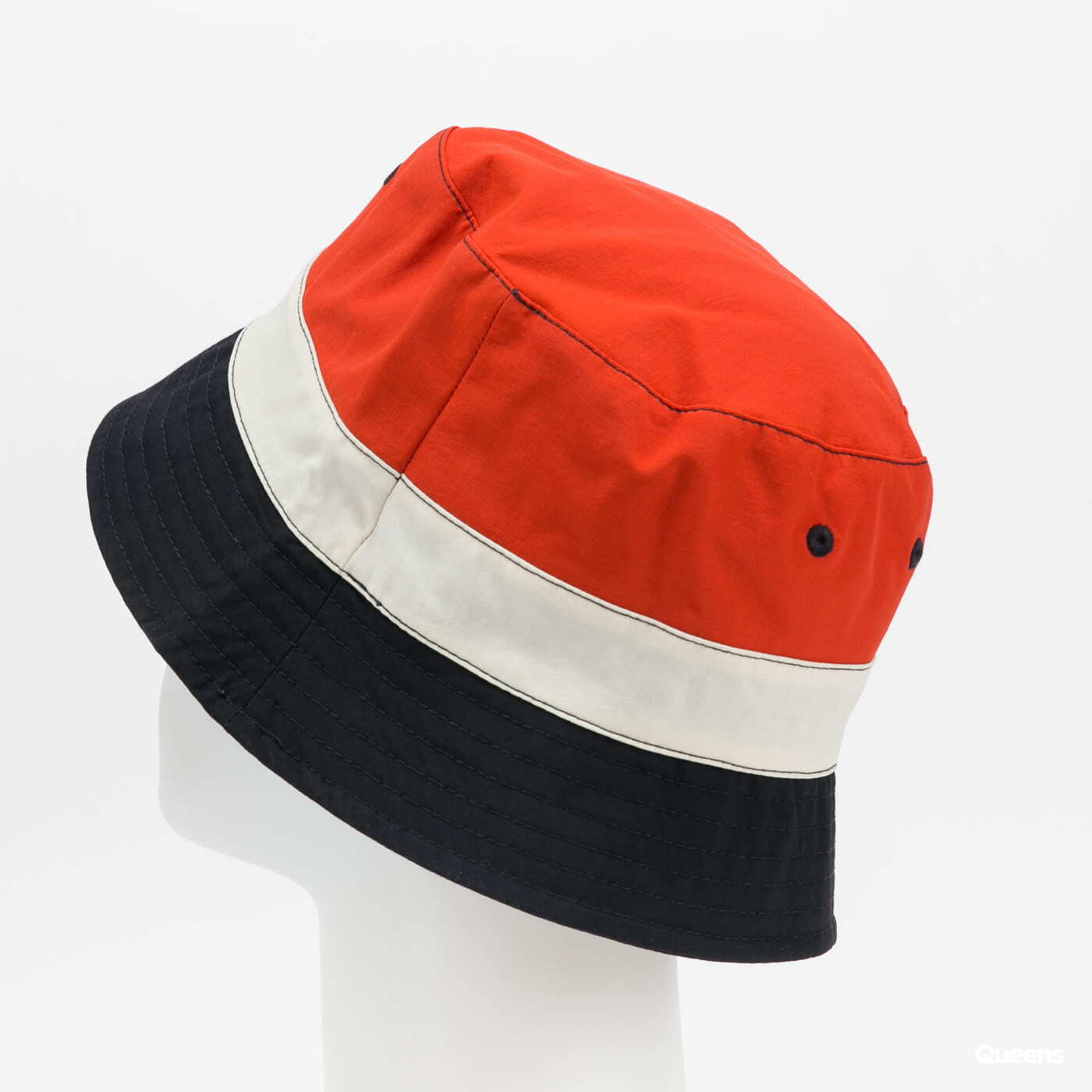 Chapeaux LACOSTE Lightweight Reversible Colourblock Bob Navy/ Red/ Cream