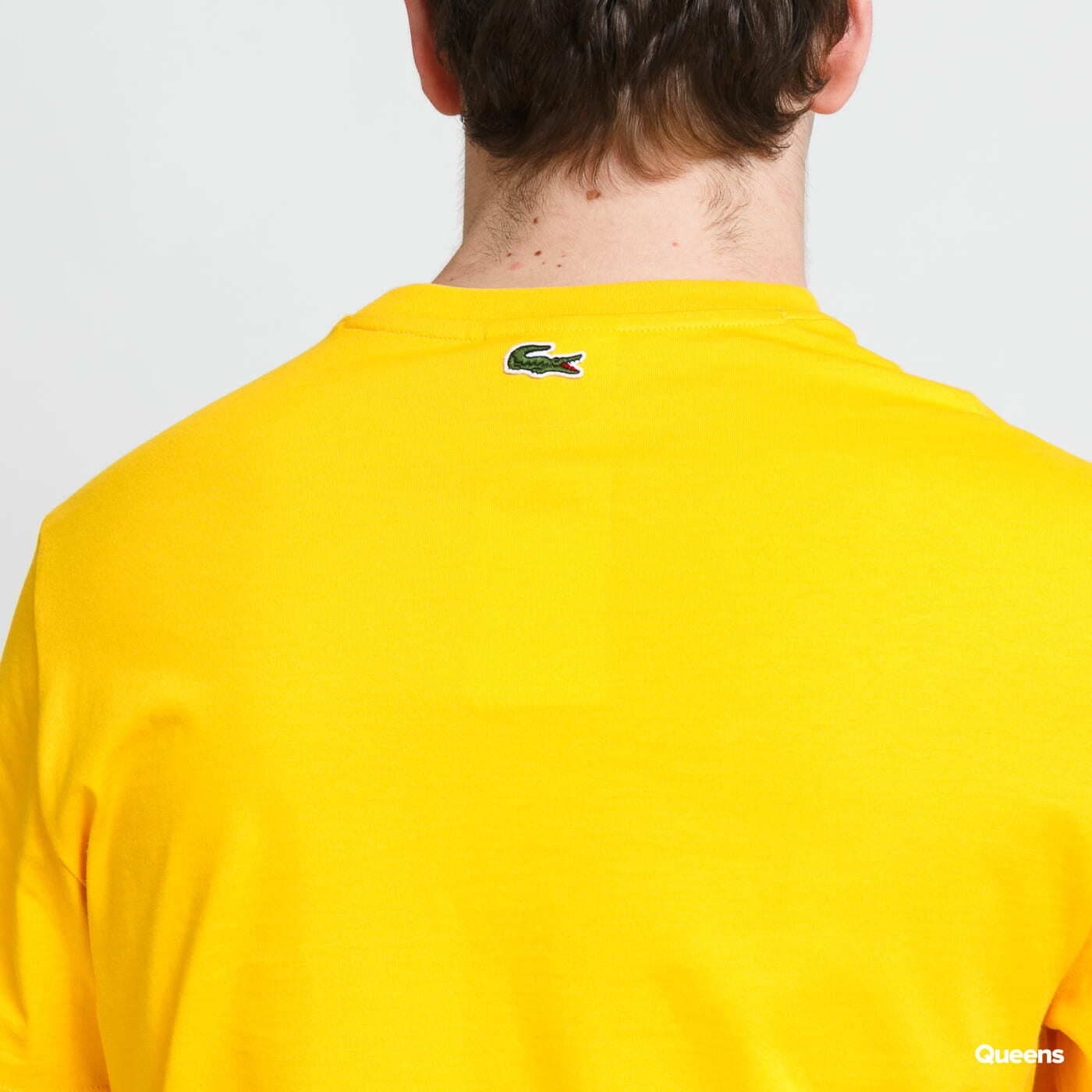 T shirts LACOSTE x Polaroid Breathable Thermosensitive Badge T shirt Yellow Queens