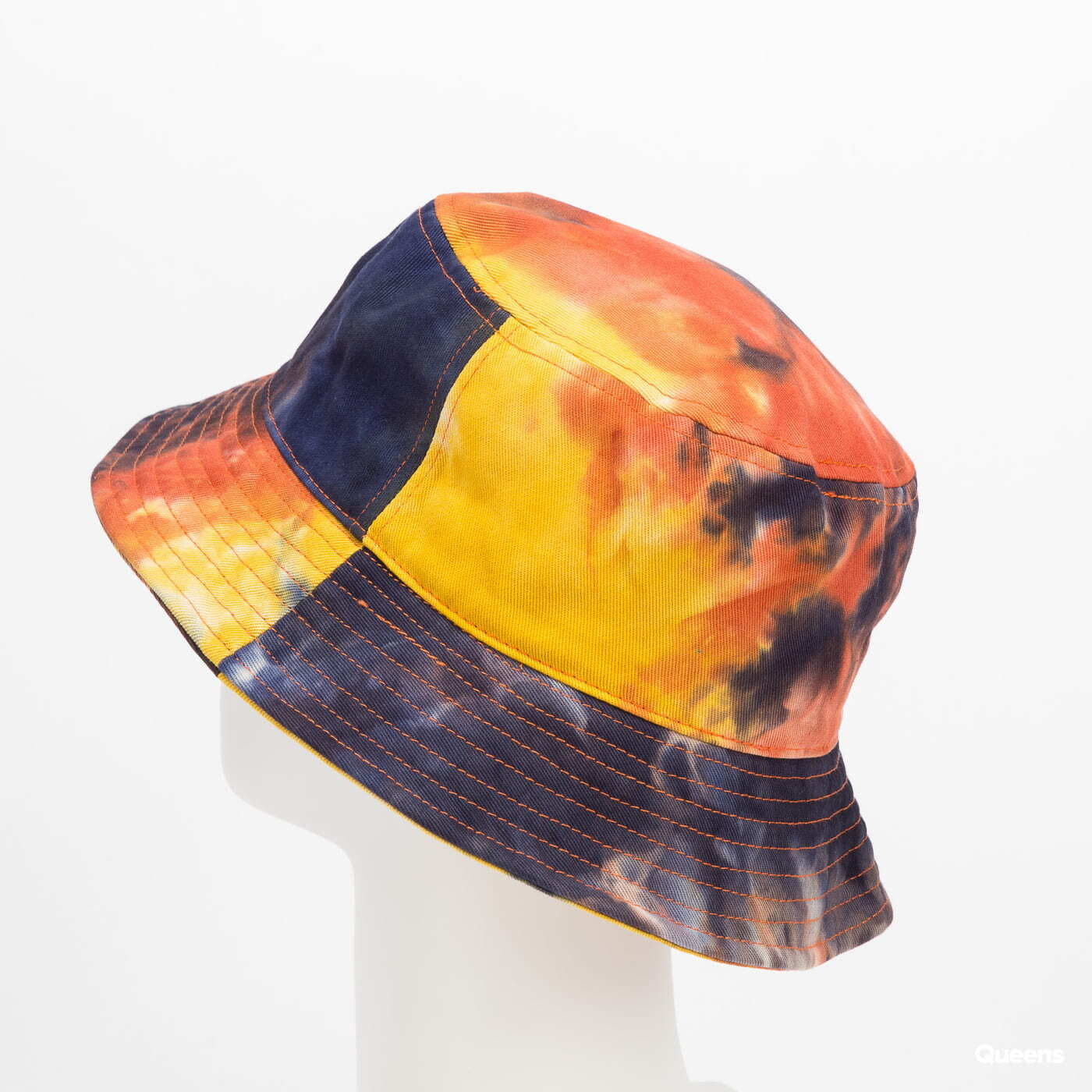Hats KANGOL Tie Dye Bucket Navy/ Light Red/ Yellow