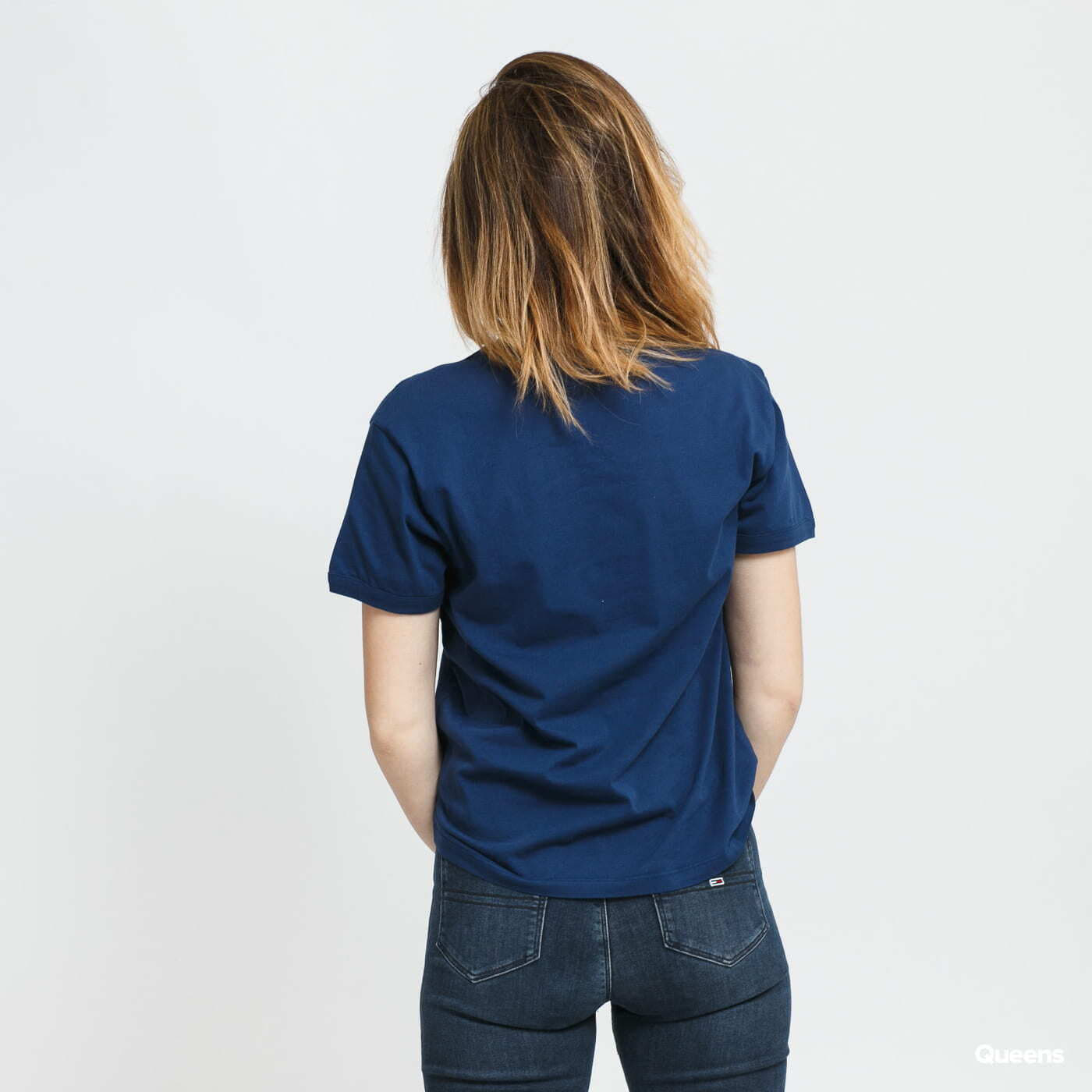 T-shirts Patagonia W's Road To Regenerative Ringer Tee Navy