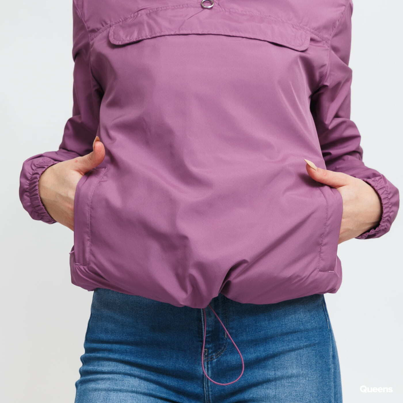 Coach Jackets Urban Classics | Ladies Over Purple Jacket Pull Basic Queens