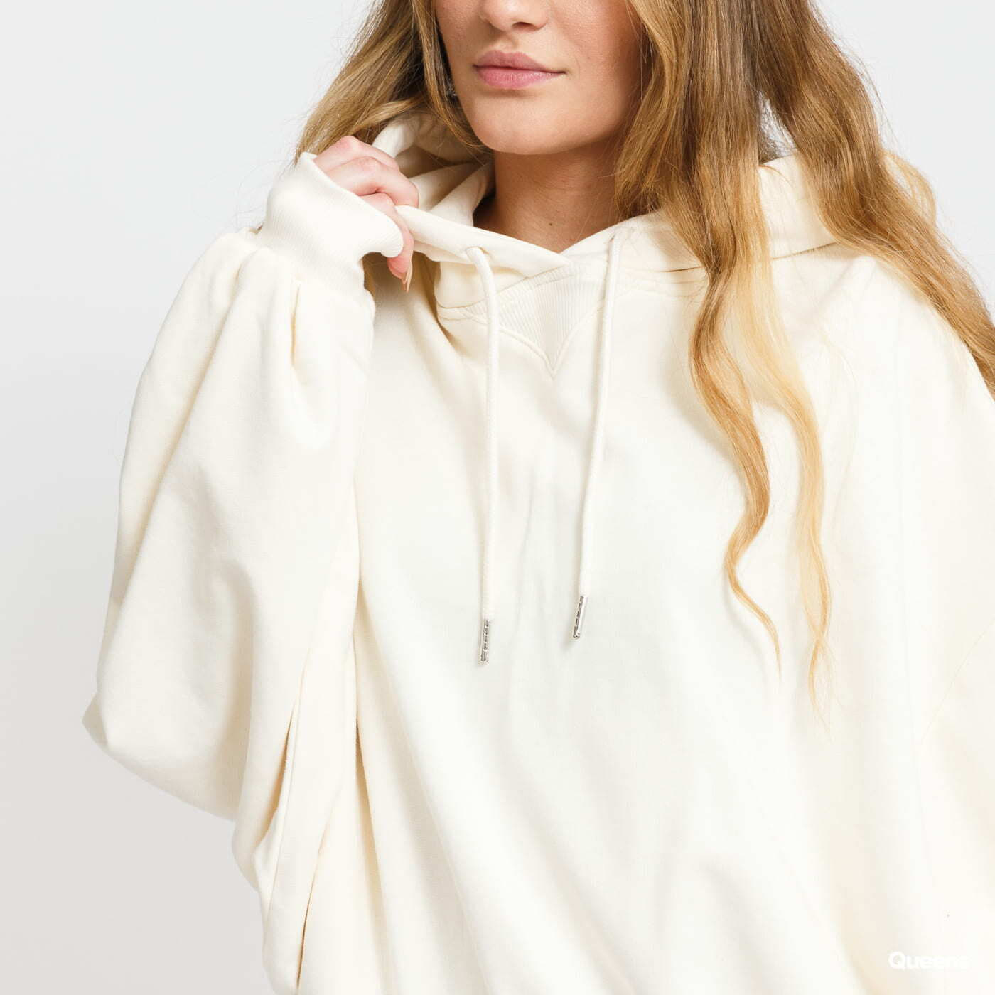 Hoodies and sweatshirts  Urban Classics Ladies Organic Oversized Terry Hoody Cream