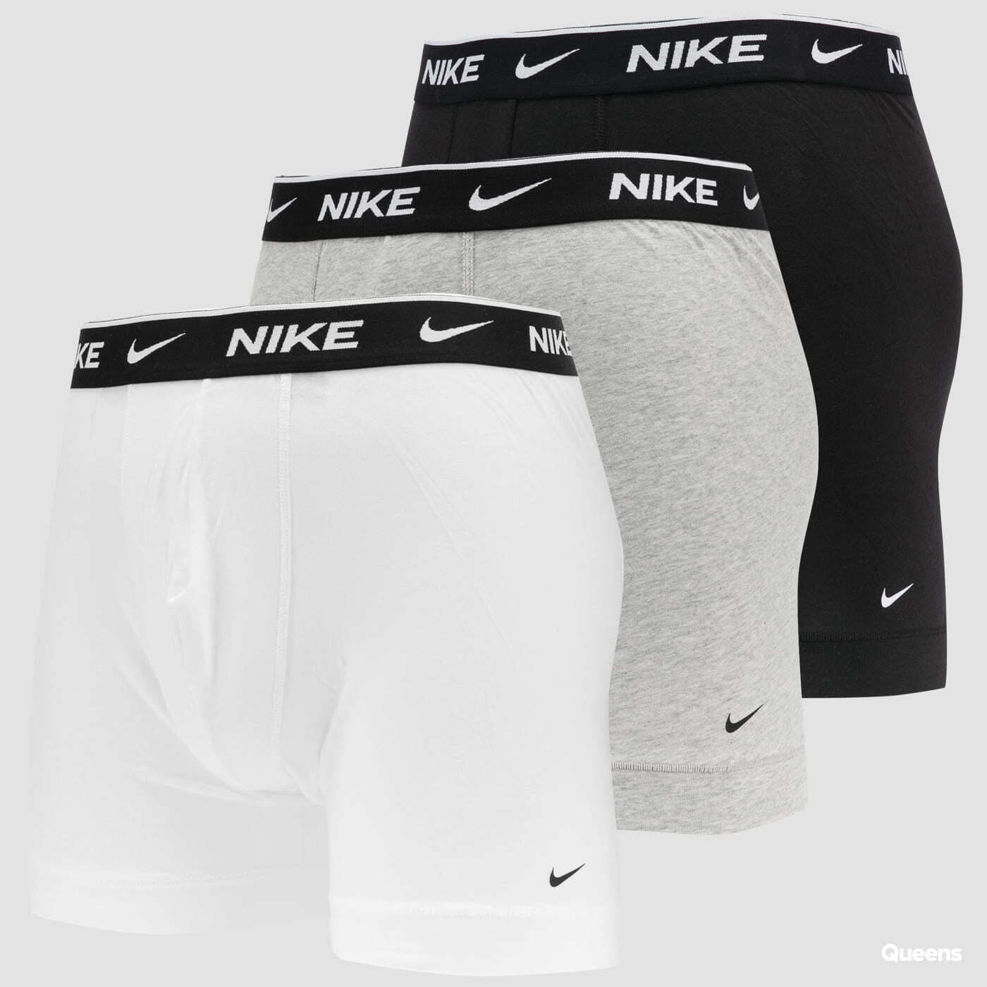 Boxer shorts Nike Boxer Brief 3Pack C/O Black/ Melange Grey/ White