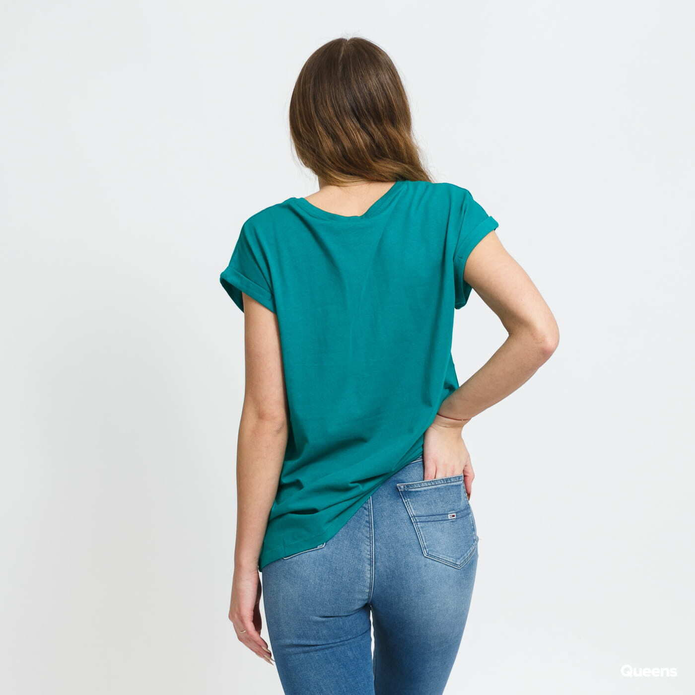 Μπλουζάκια Urban Classics Ladies Extended Shoulder Tee Green