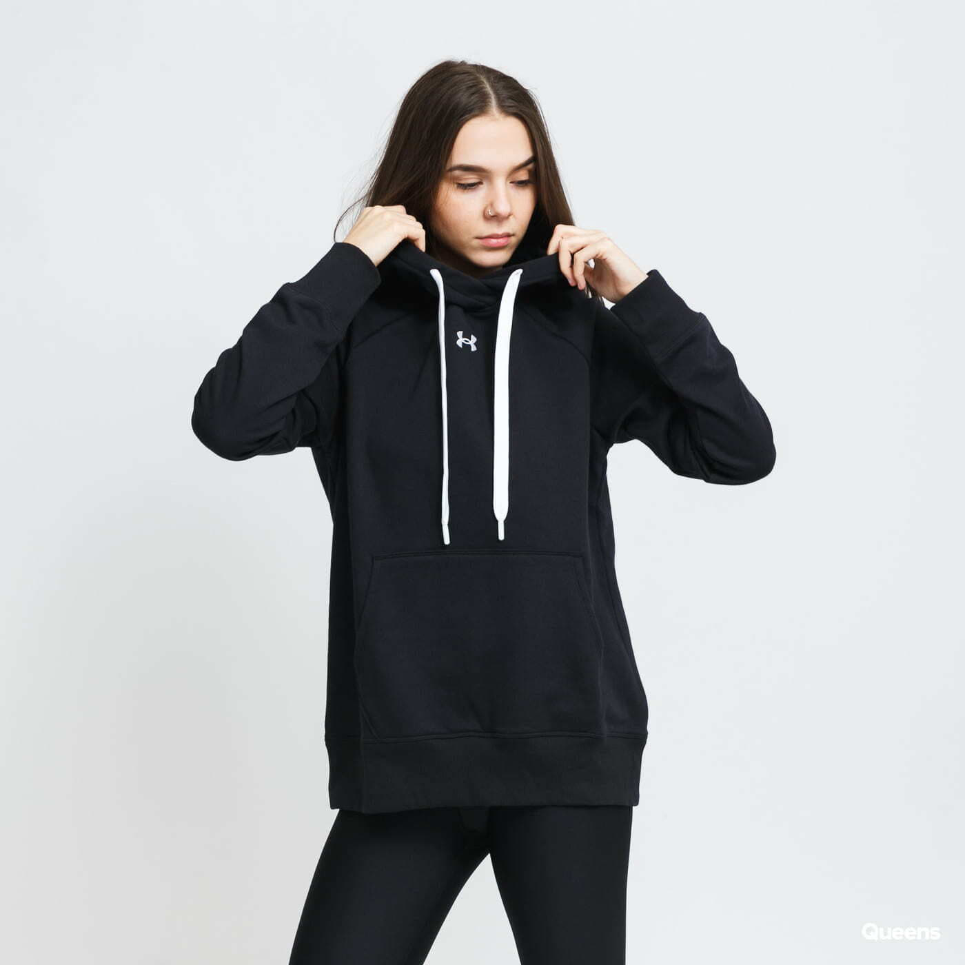 Mikiny a svetry Under Armour Rival Fleece Hb Hoodie Black