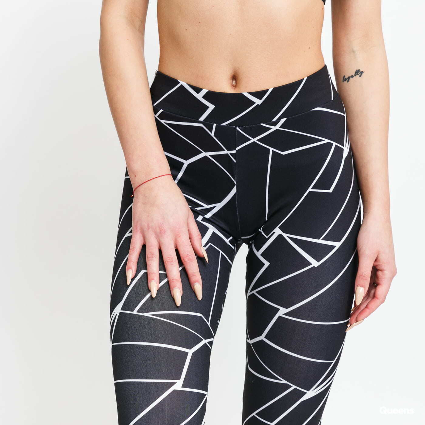 Лосини і легінси Urban Classics Ladies AOP Leggings Black