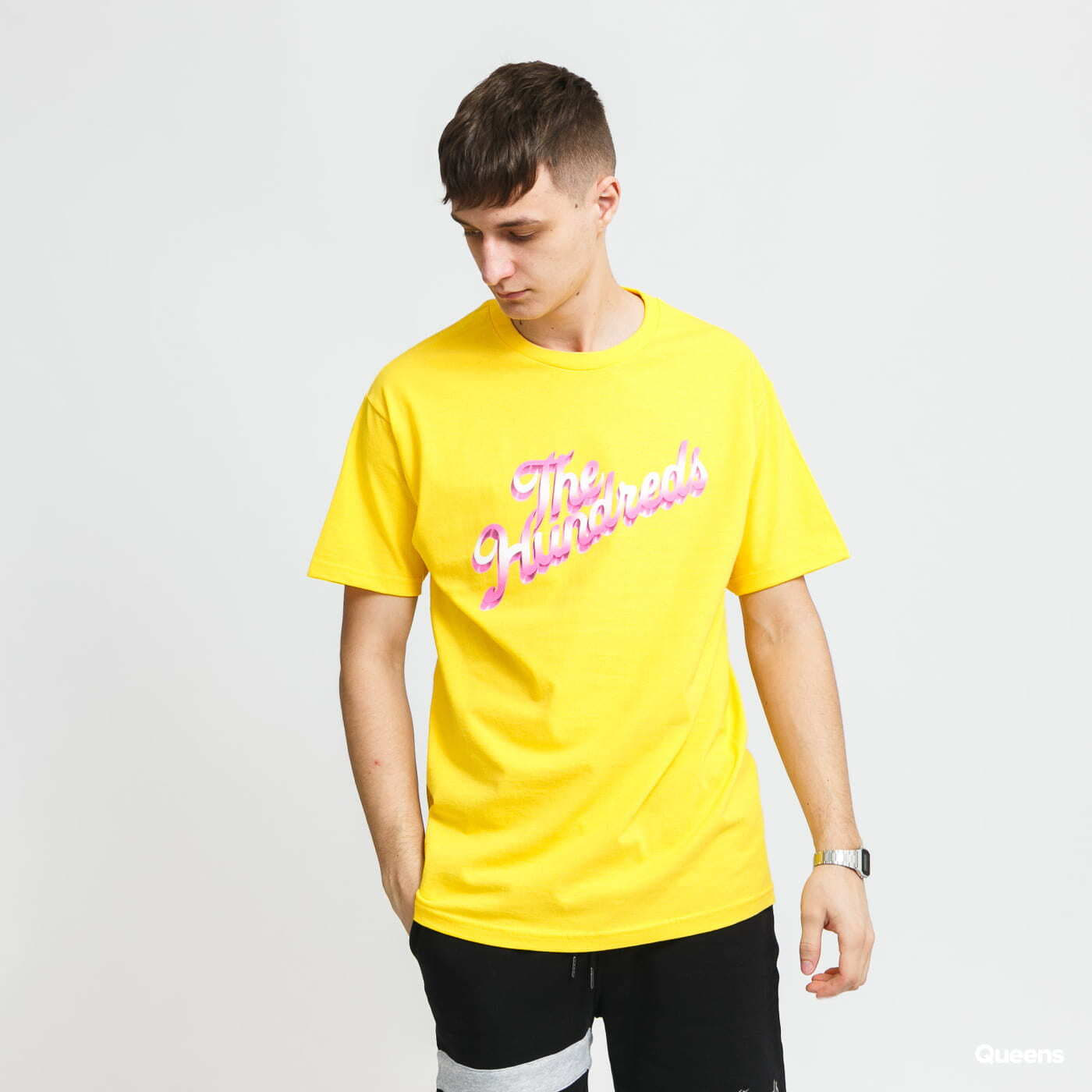 T-shirts The Hundreds Beyond Slant Tee Yellow