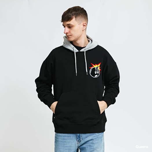 Sweatshirts The Hundreds Campus Pullover Black Melange Grey Queens