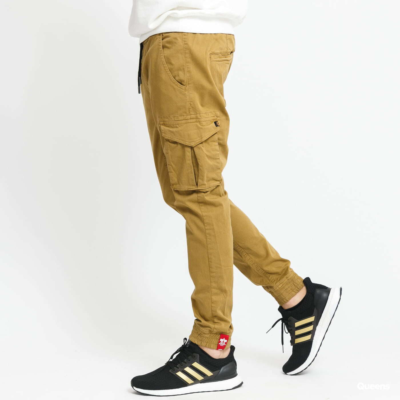 Cargo byxor Alpha Industries Cotton Twill Jogger Light Brown
