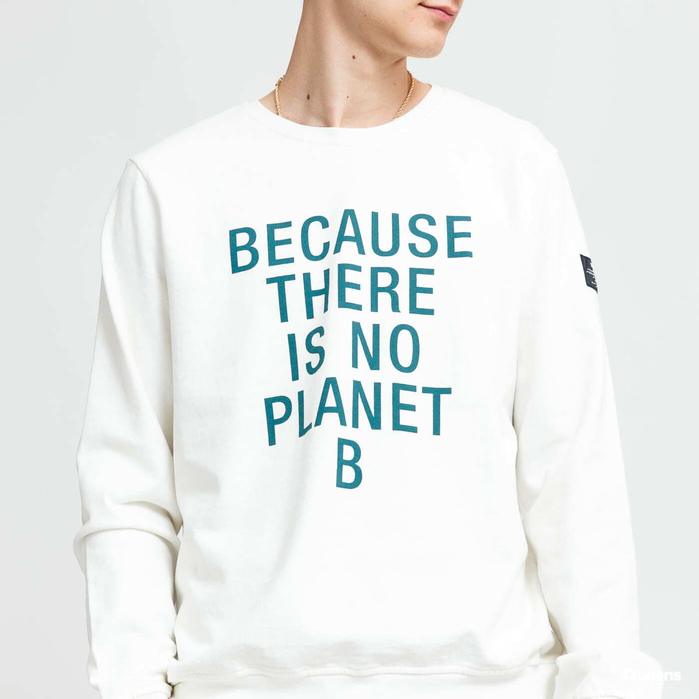 Mikiny Ecoalf Becausalf Sweatshirt White