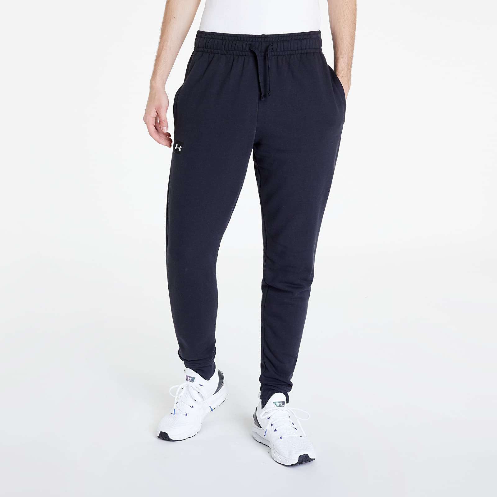 Pants Under Armour Rival Fleece Joggers Black/ Onyx White M