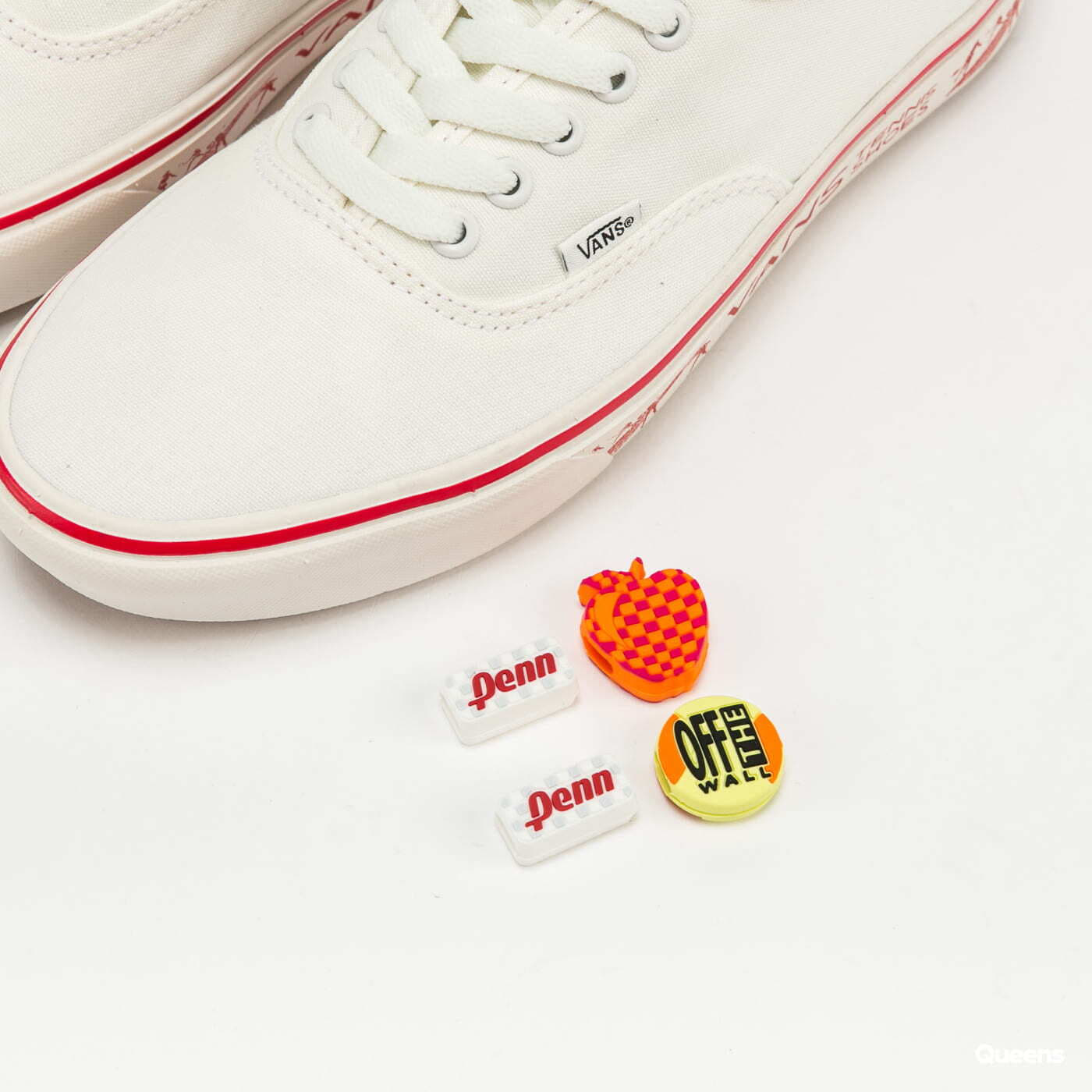 Men's sneakers and shoes Vans Comfycush Authent Blanc De Blanc/ Red
