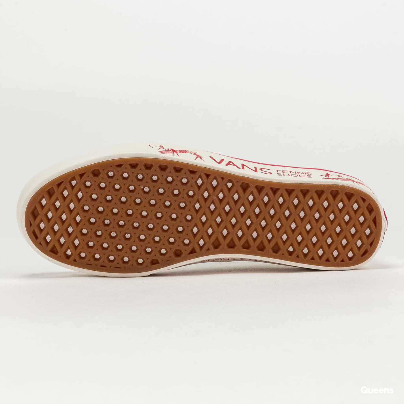 Men's sneakers and shoes Vans Comfycush Authent Blanc De Blanc/ Red