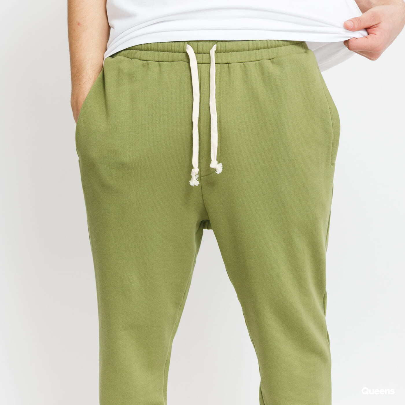 Jogginghosen Urban Classics Organic Low Crotch Sweatpants Olive