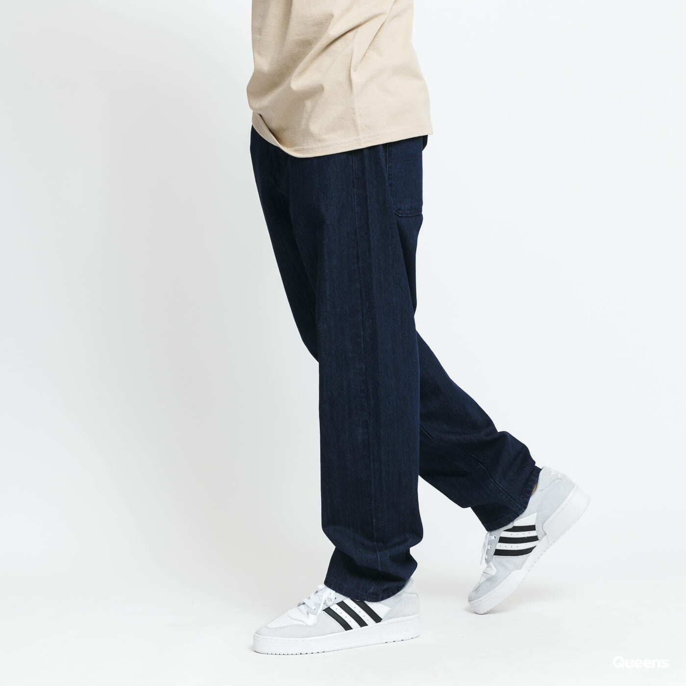 Džínsy Mass DNM Craft Baggy Fit Blue Rinse