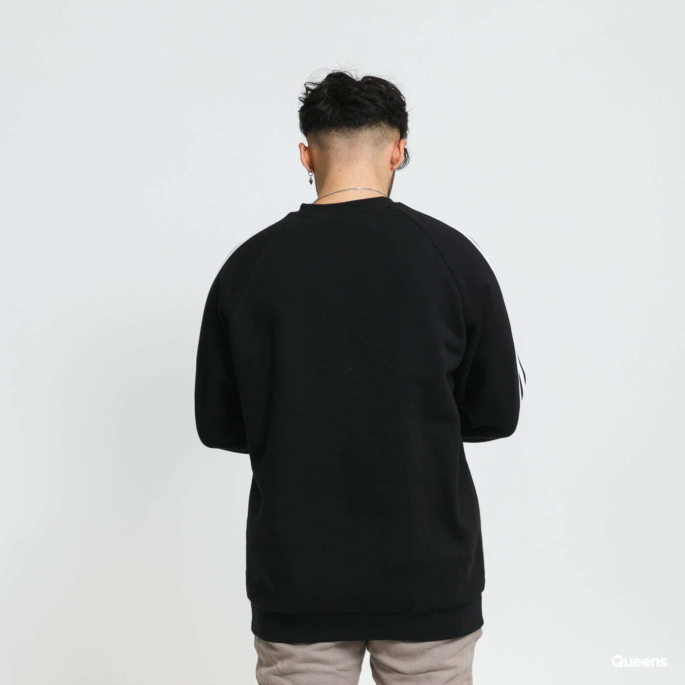 Sweatshirts et pulls adidas Originals 3-Stripes Crewneck Black