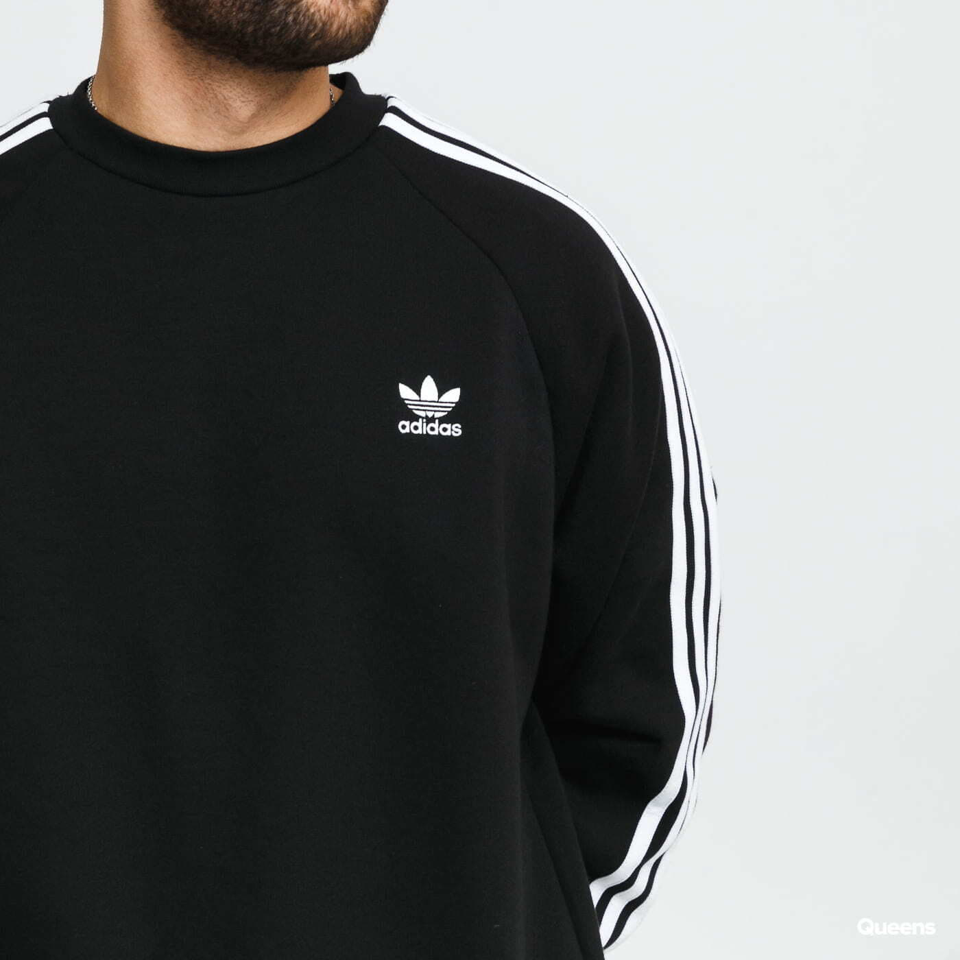 Sweatshirts et pulls adidas Originals 3-Stripes Crewneck Black