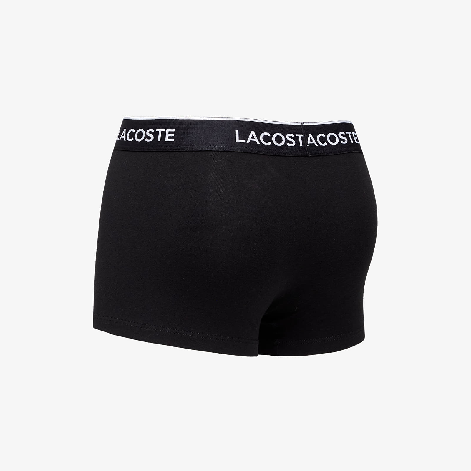 Boksersortsid LACOSTE Casual Cotton Stretch Boxers 3-Pack Black