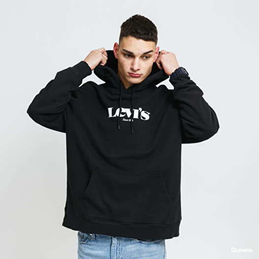 Hoodies and sweatshirts Levi's ® M T2 Relaxed Graphic PO MV Logo Black |  Queens