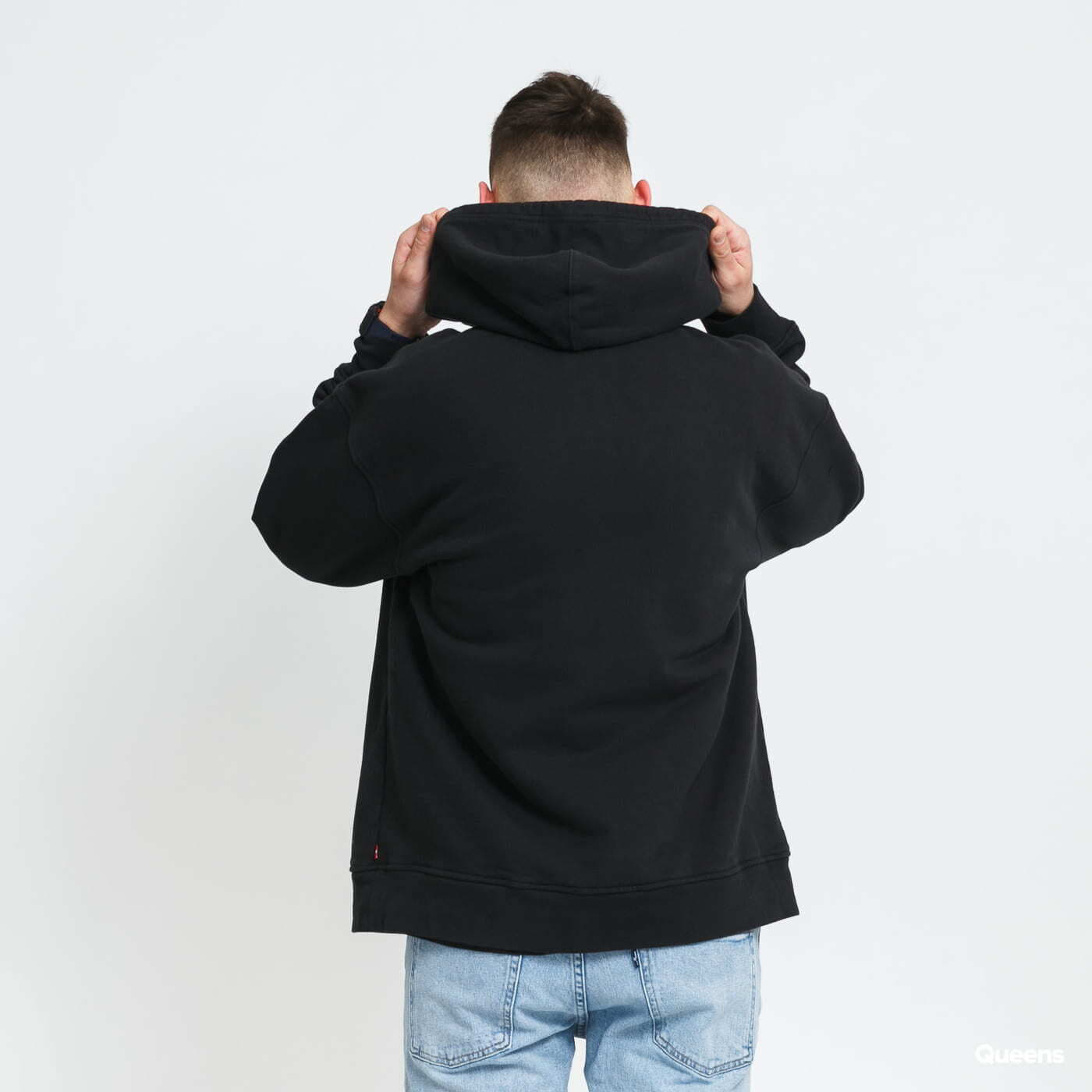 Mikiny Levi's ® M T2 Relaxed Graphic PO MV Logo Black