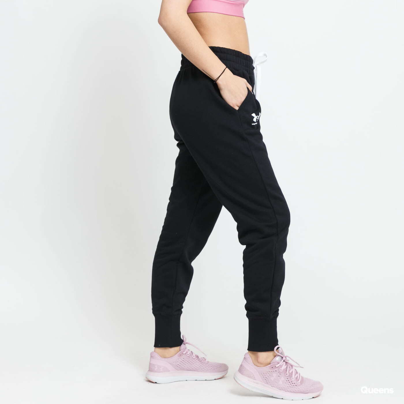 Tepláky Under Armour W Rival Fleece Joggers Black