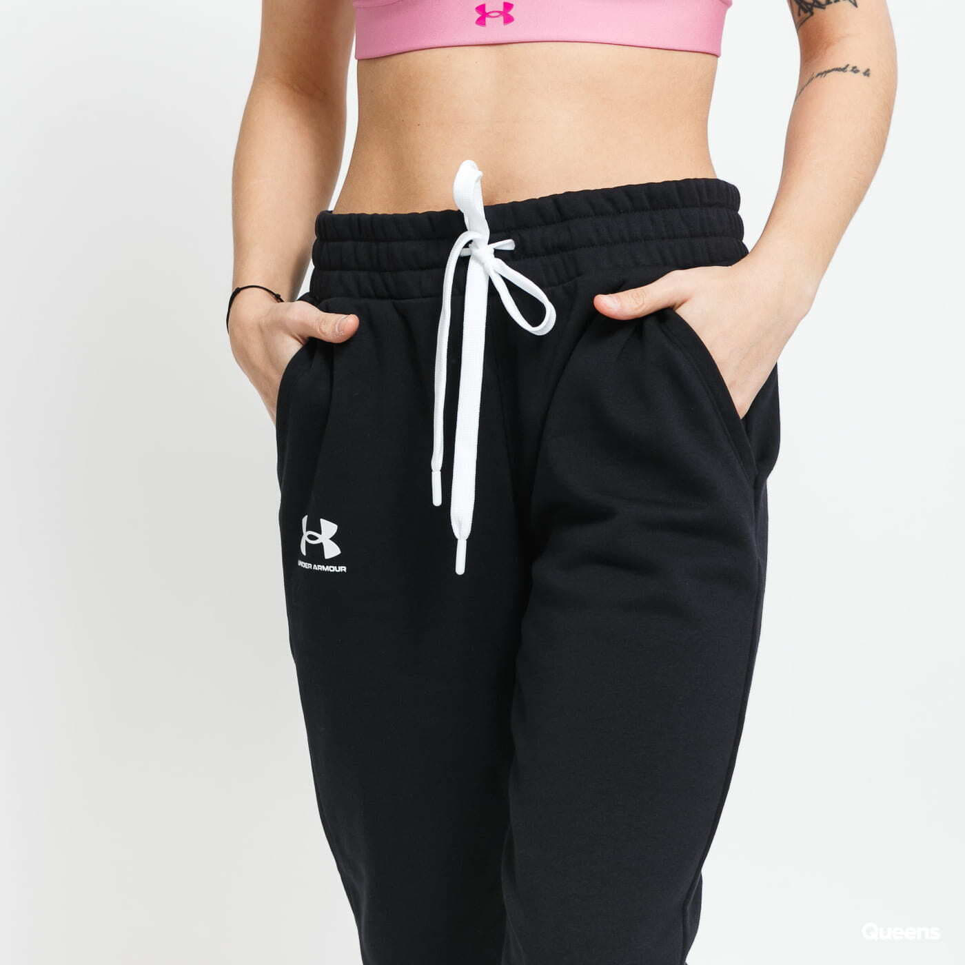 Women's under armour sweatpants sale sales