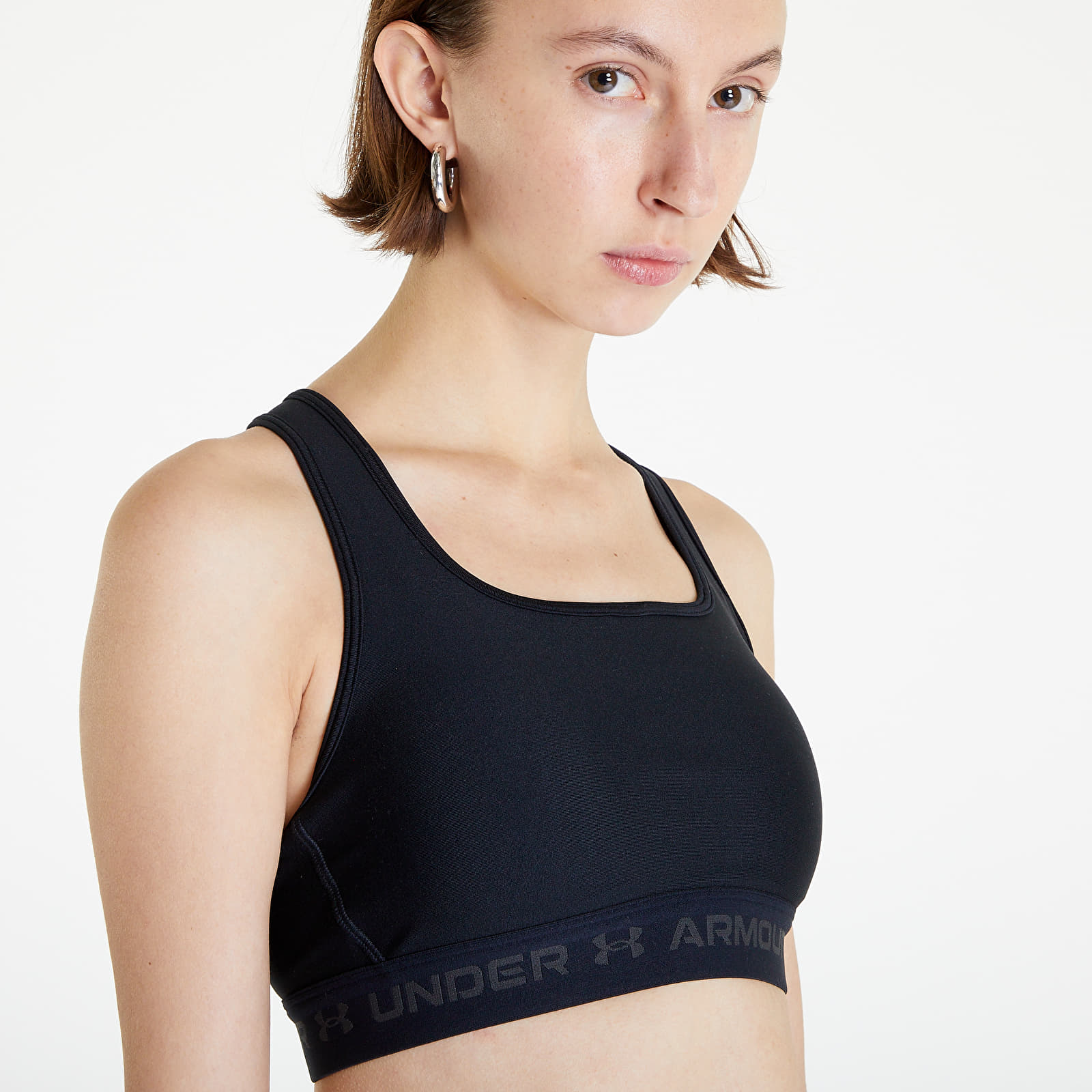 Podprsenky Under Armour Crossback Mid Bra Black
