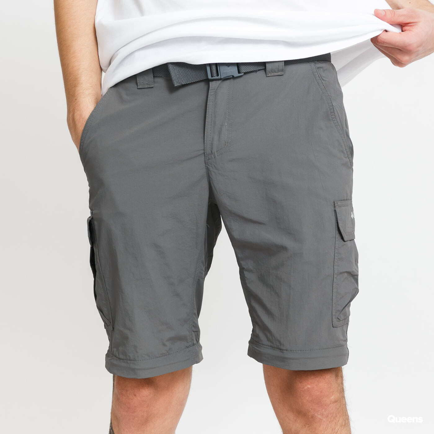 Cargo Hosen Columbia Silver Ridge II Convertible Pant Dark Grey