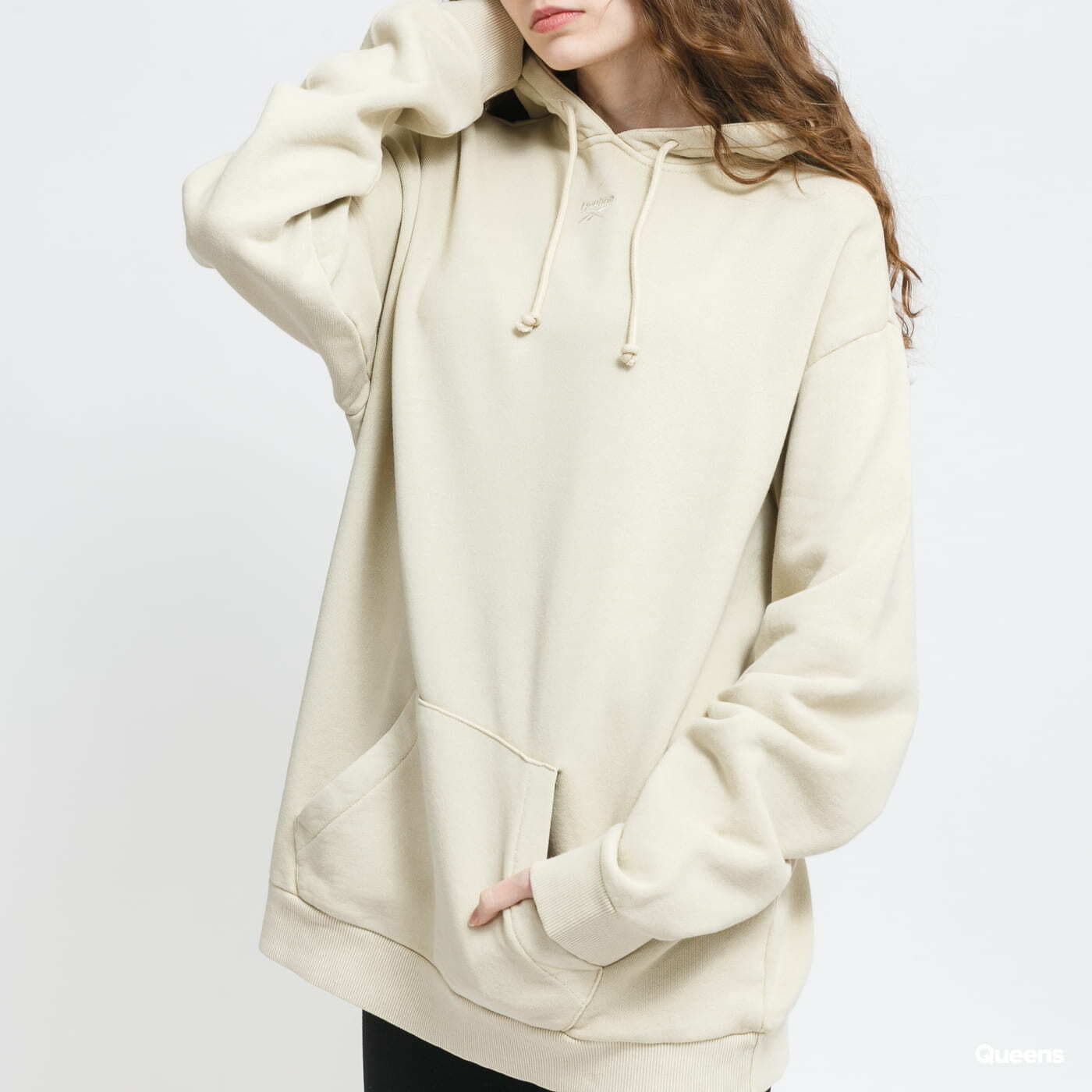 Hettegensere og sweatshirts Reebok Classic RBK Natural Dye Oversize Hoodie Beige