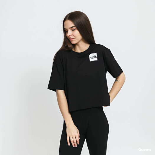 T-shirt The North Face W Cropped Fine Tee černé