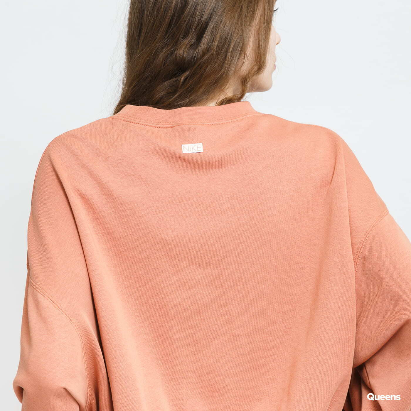 Mikiny Nike W NSW Femme Crew FT Orange
