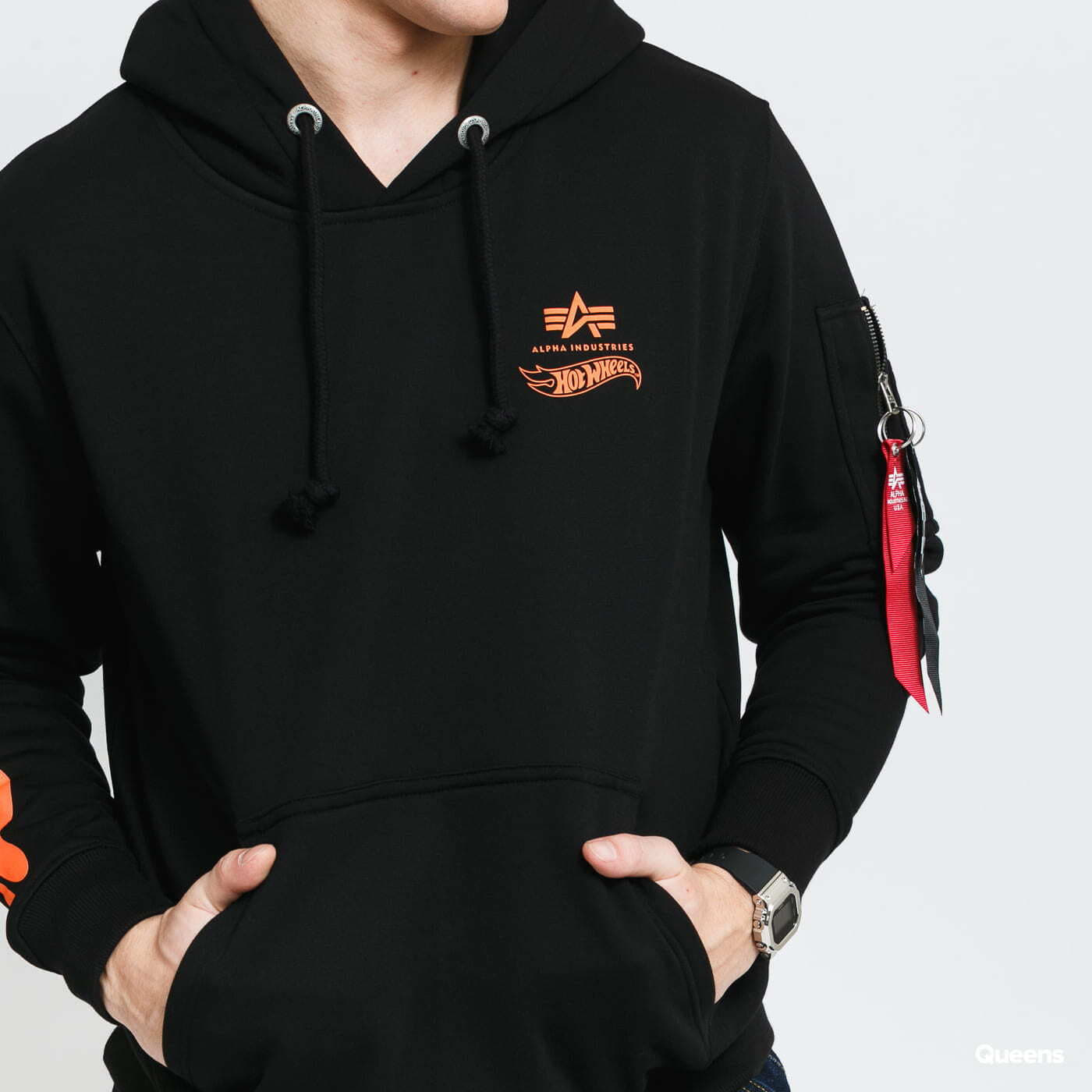 Hoodies and sweatshirts Alpha Industries Flame Hoody Black